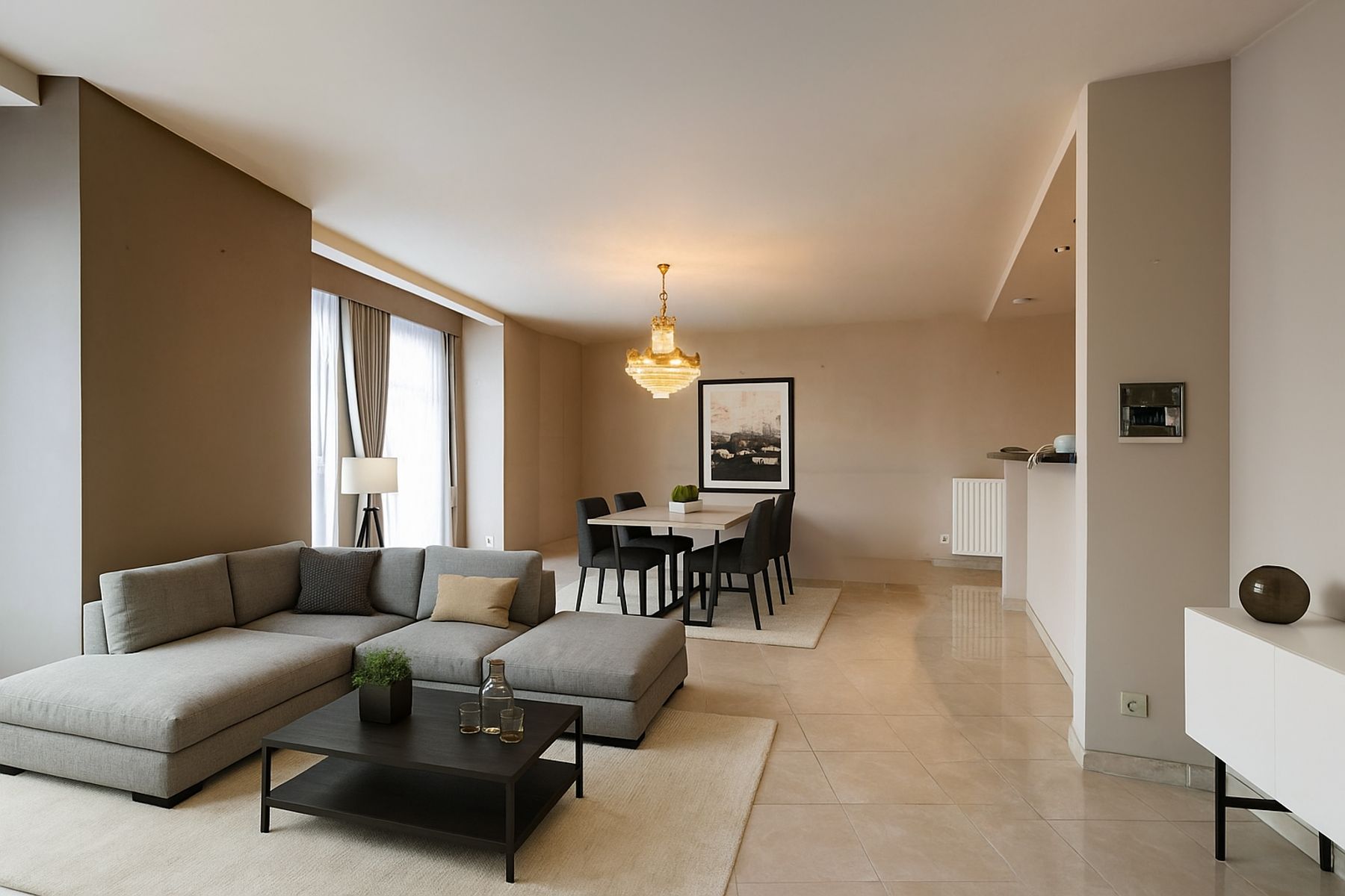 Zeer ruim appartement (124 m²) in centrum Aalst foto 4