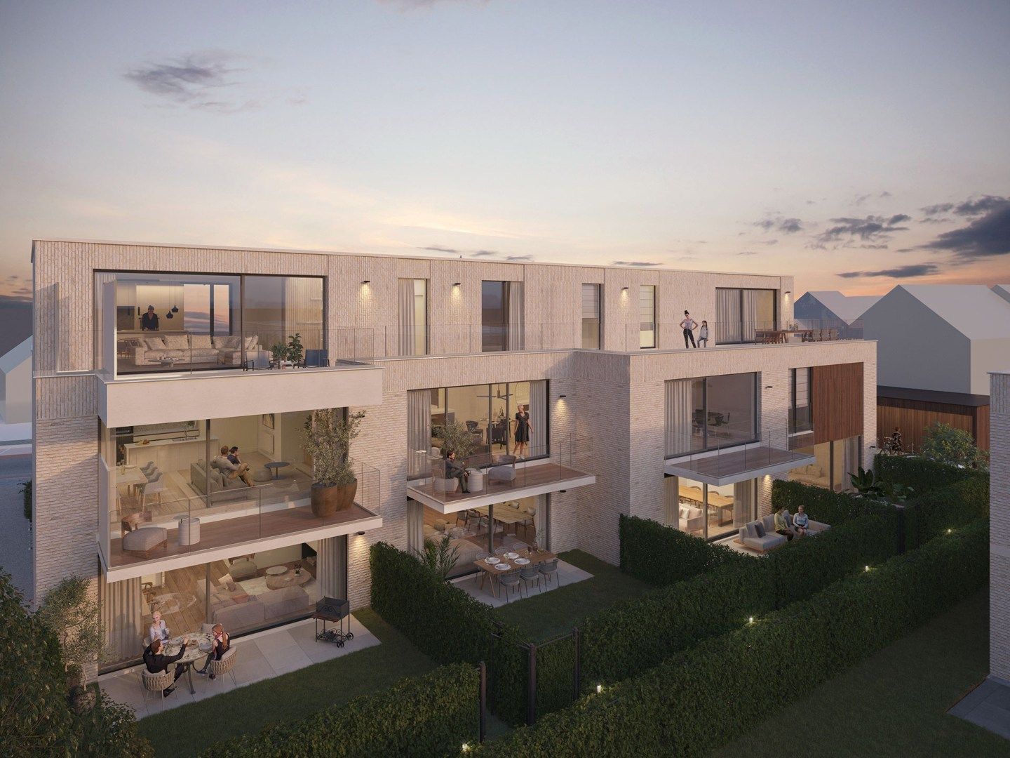 Energiezuinig gelijkvloers nieuwbouwappartement met tuin en zuid-oostgericht terras foto {{pictureIndex}}