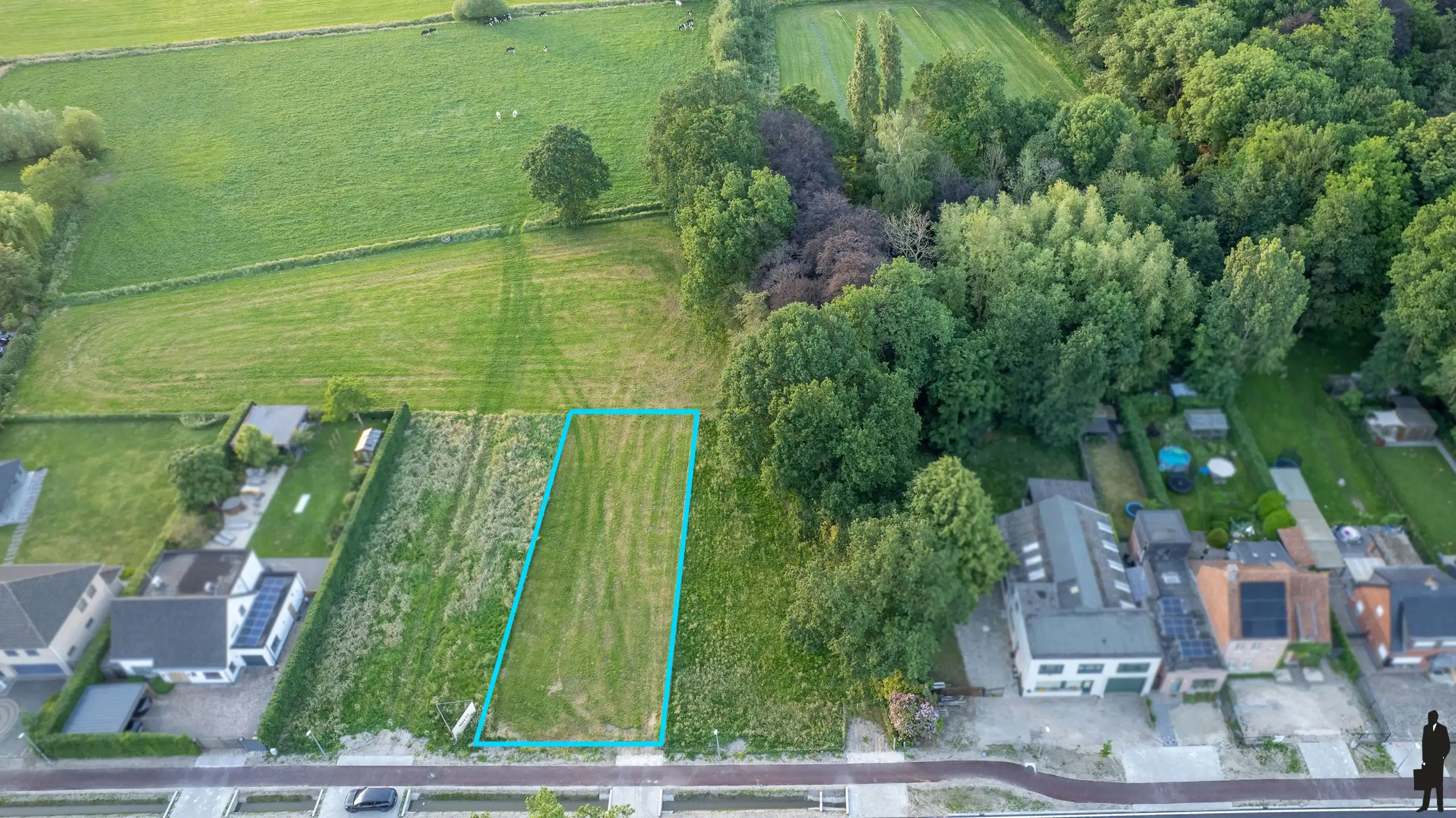Prachtige bouwgrond voor open bebouwing op toplocatie in Achterbroek foto 2