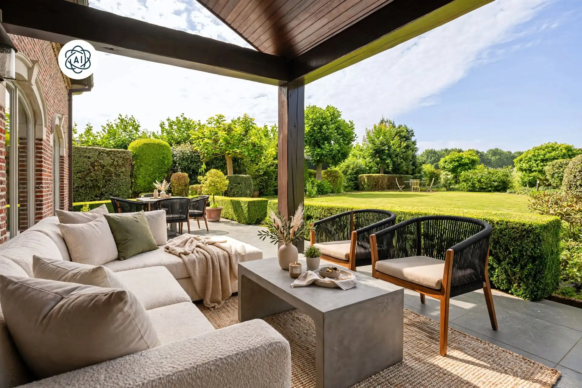 Exclusieve grote villa met 4 slk, 2 bad en prachtig zicht!  foto 6