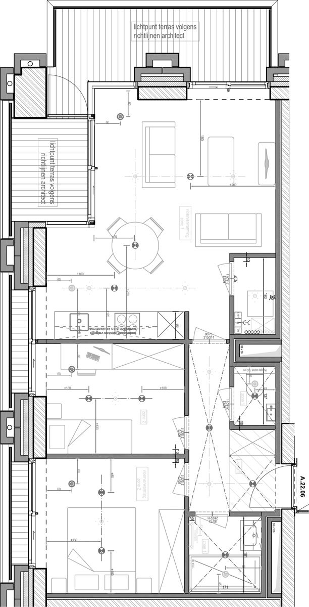 Gezellig gemeubeld 2-slaapkamer app. met groot terras foto 17