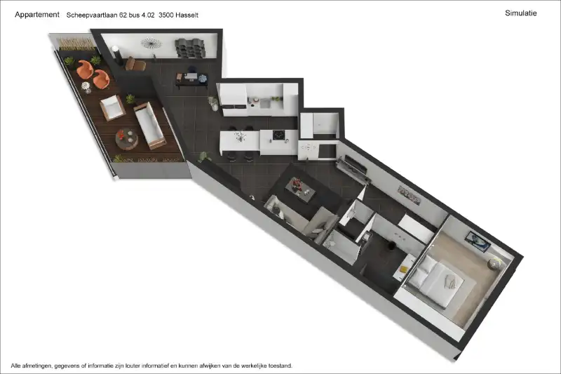 RECENT, KNAP AFGEWERKT APP ZUIDZICHT IV foto 17