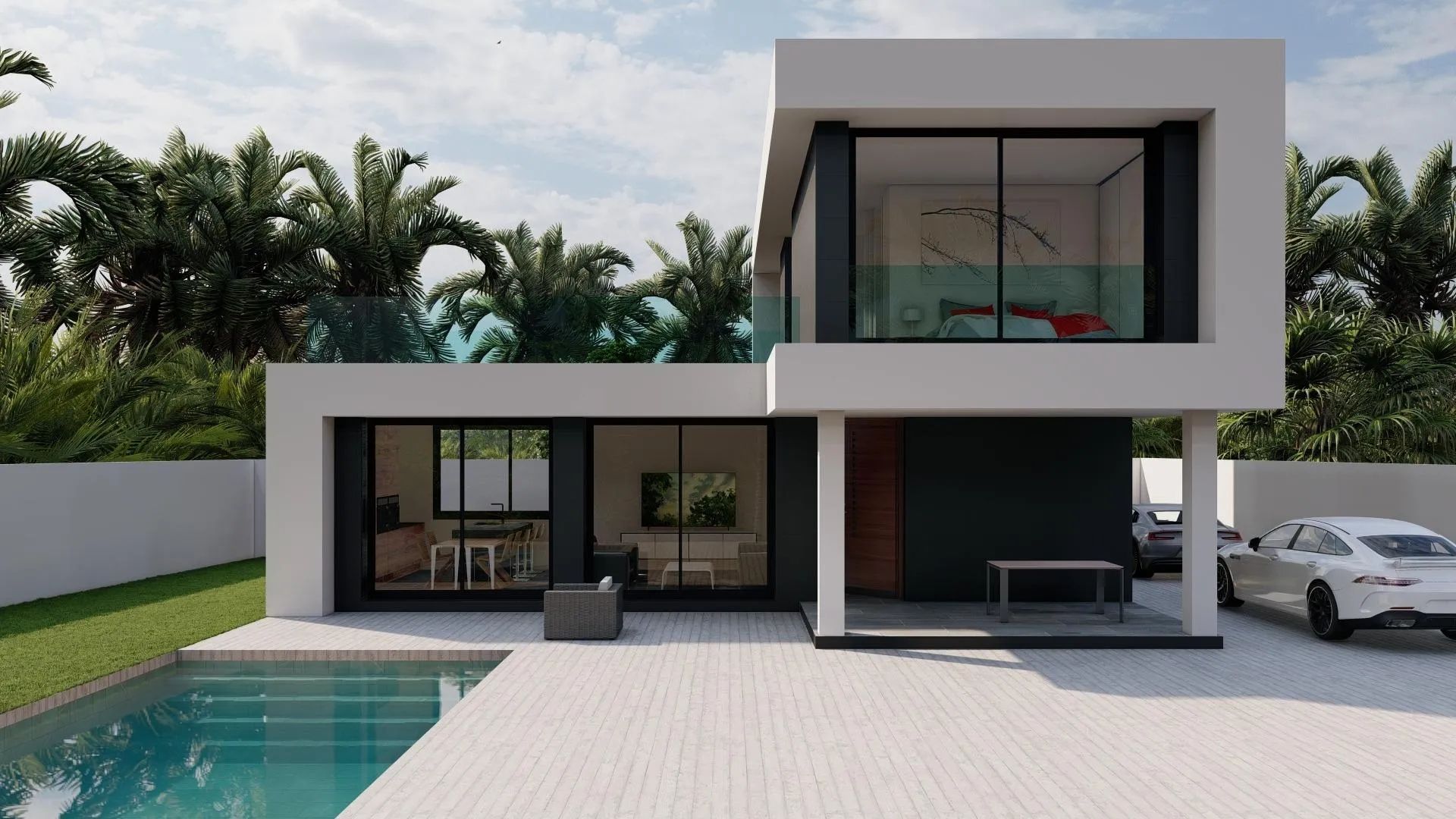 Deze moderne villa in Rojales combineert luxe en comfort met een ideale locatie foto {{pictureIndex}}