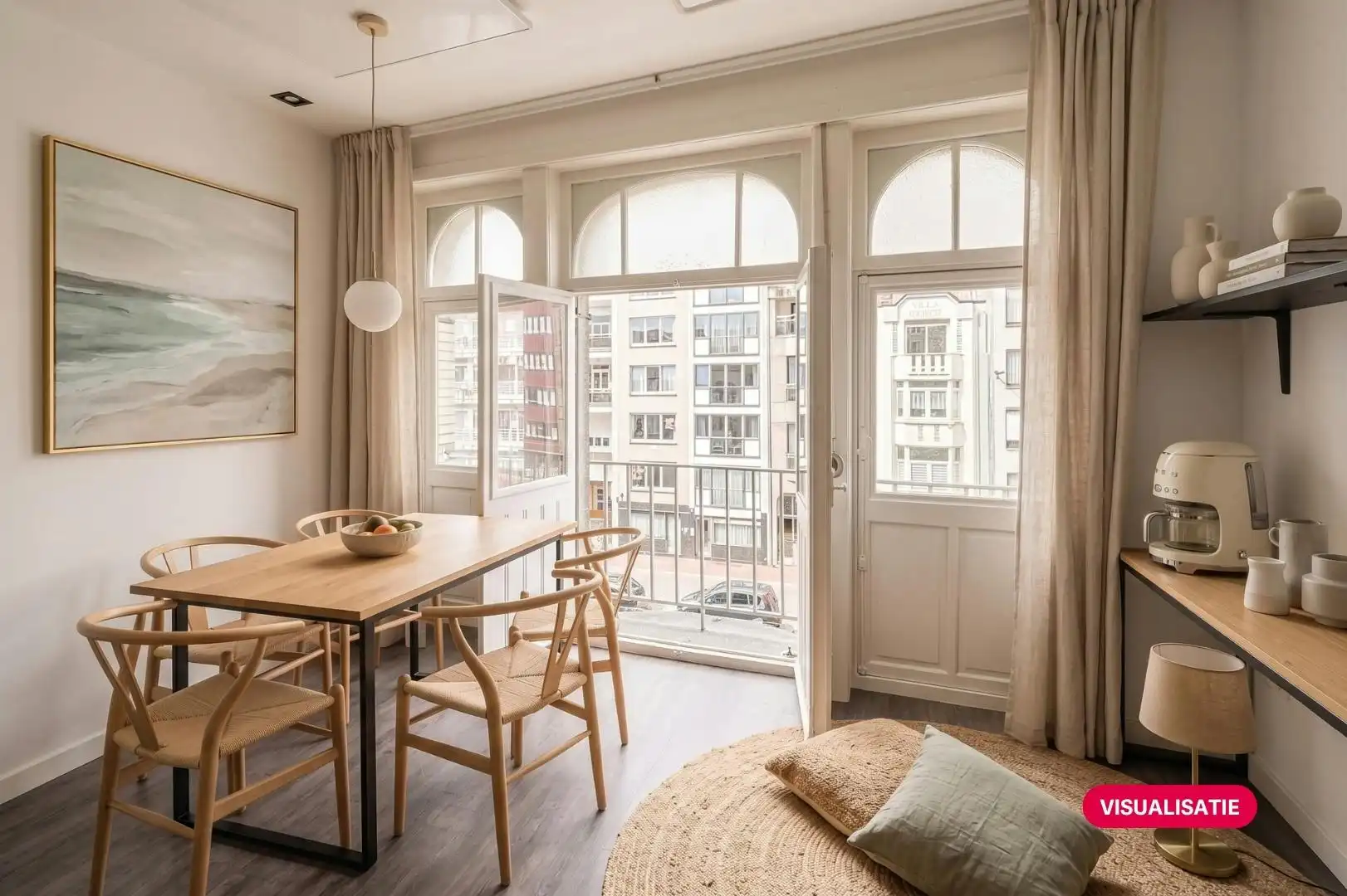 Hoofdfoto van de publicatie: Gerenoveerd appartement op een steenworp van het strand