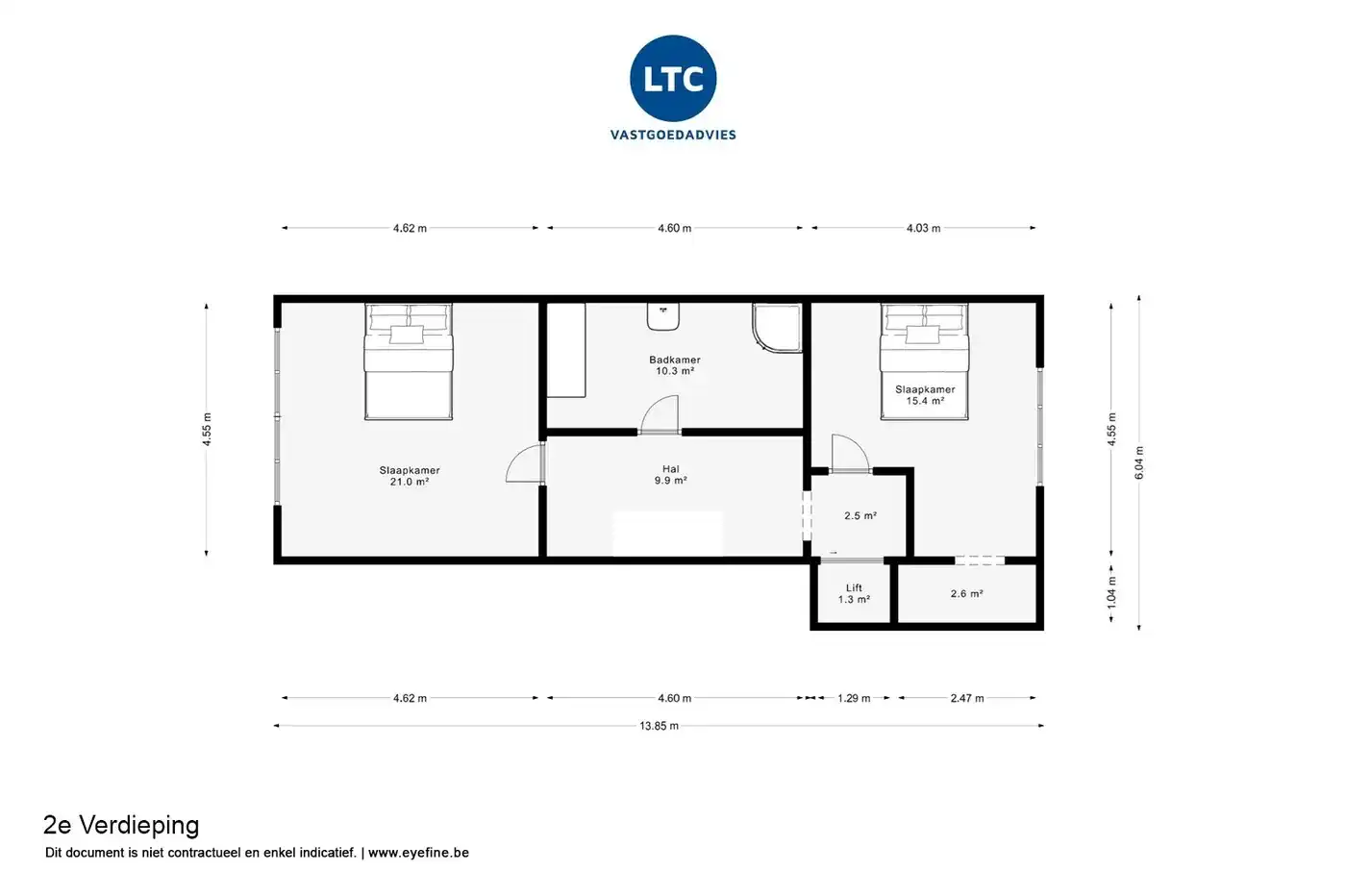 Te renoveren bel-étagewoning op topligging in het centrum van Tienen foto 24