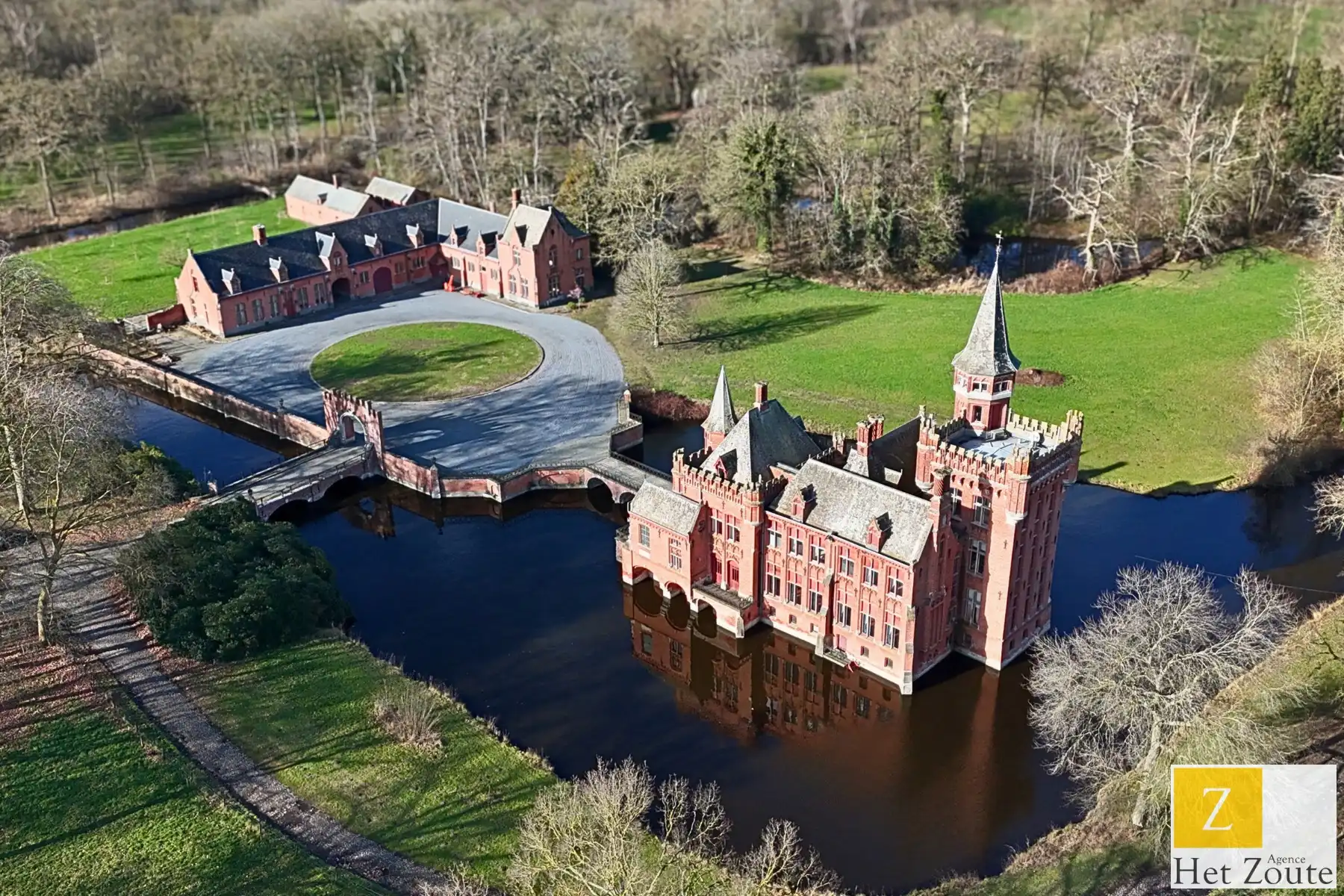 Uitzonderlijk kasteel op enkele minuten van Brugge foto 2