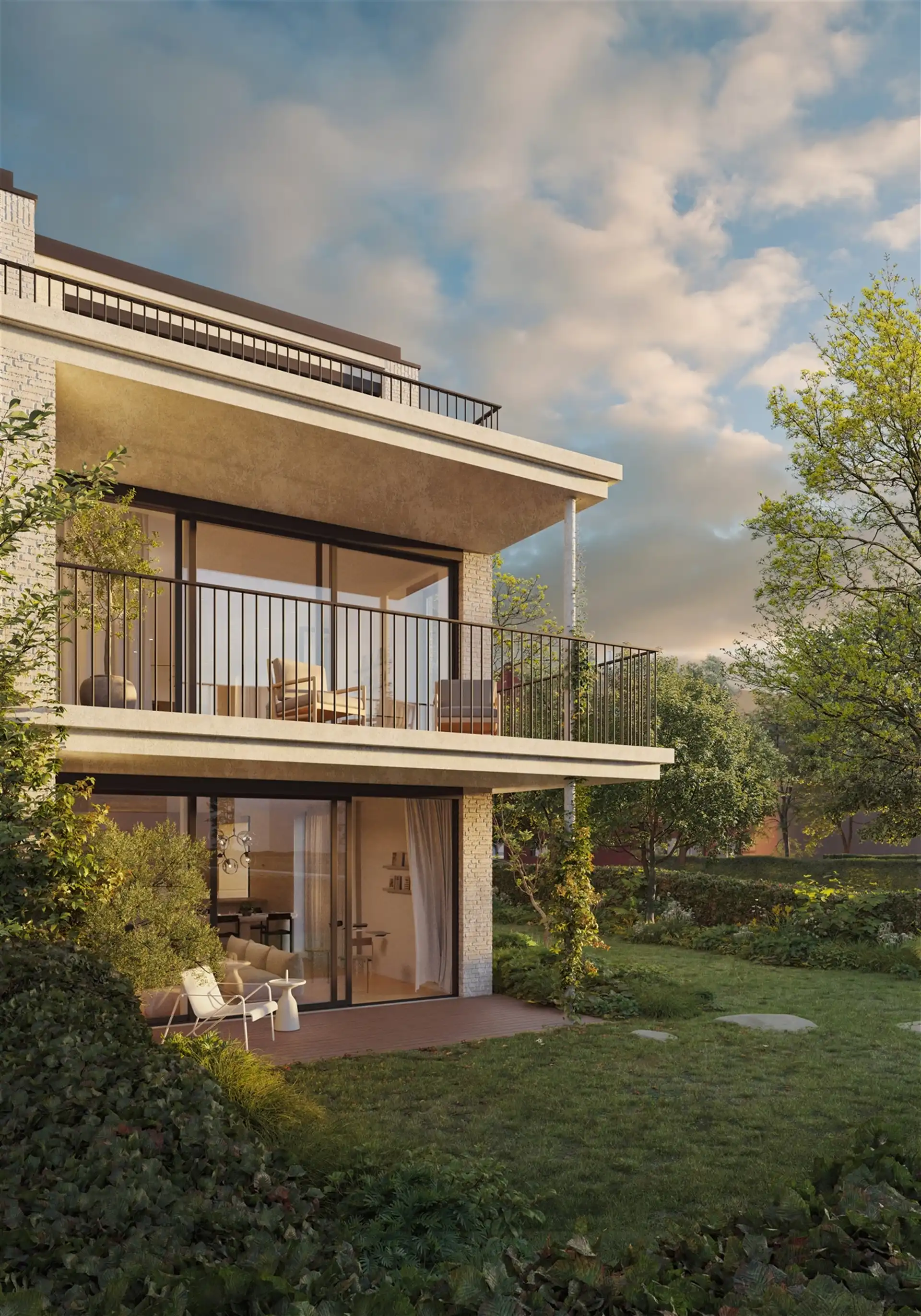 Appartement te huur Harmonieblock 3/1F - 1785 MERCHTEM