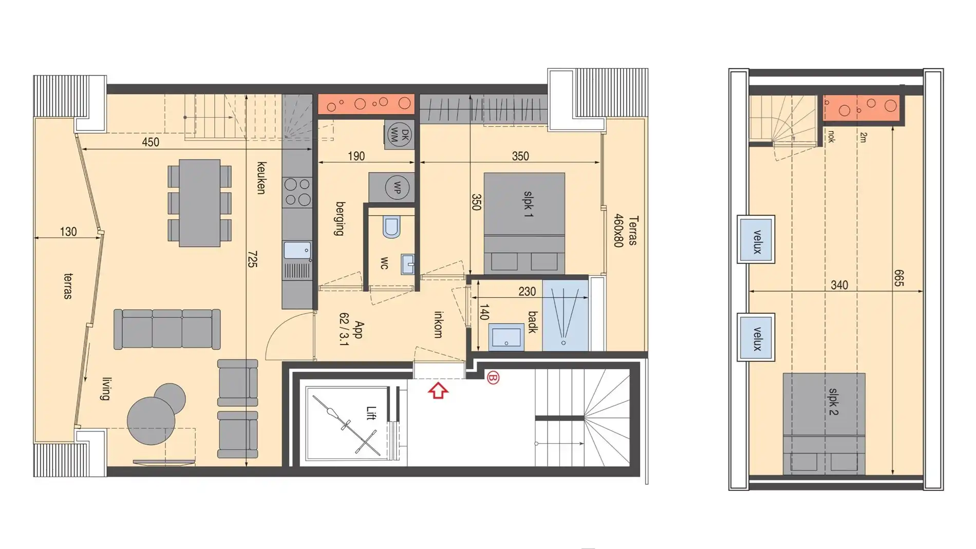 Res. “Finion” – Modern duplex appartement met 2 slaapkamers foto 4