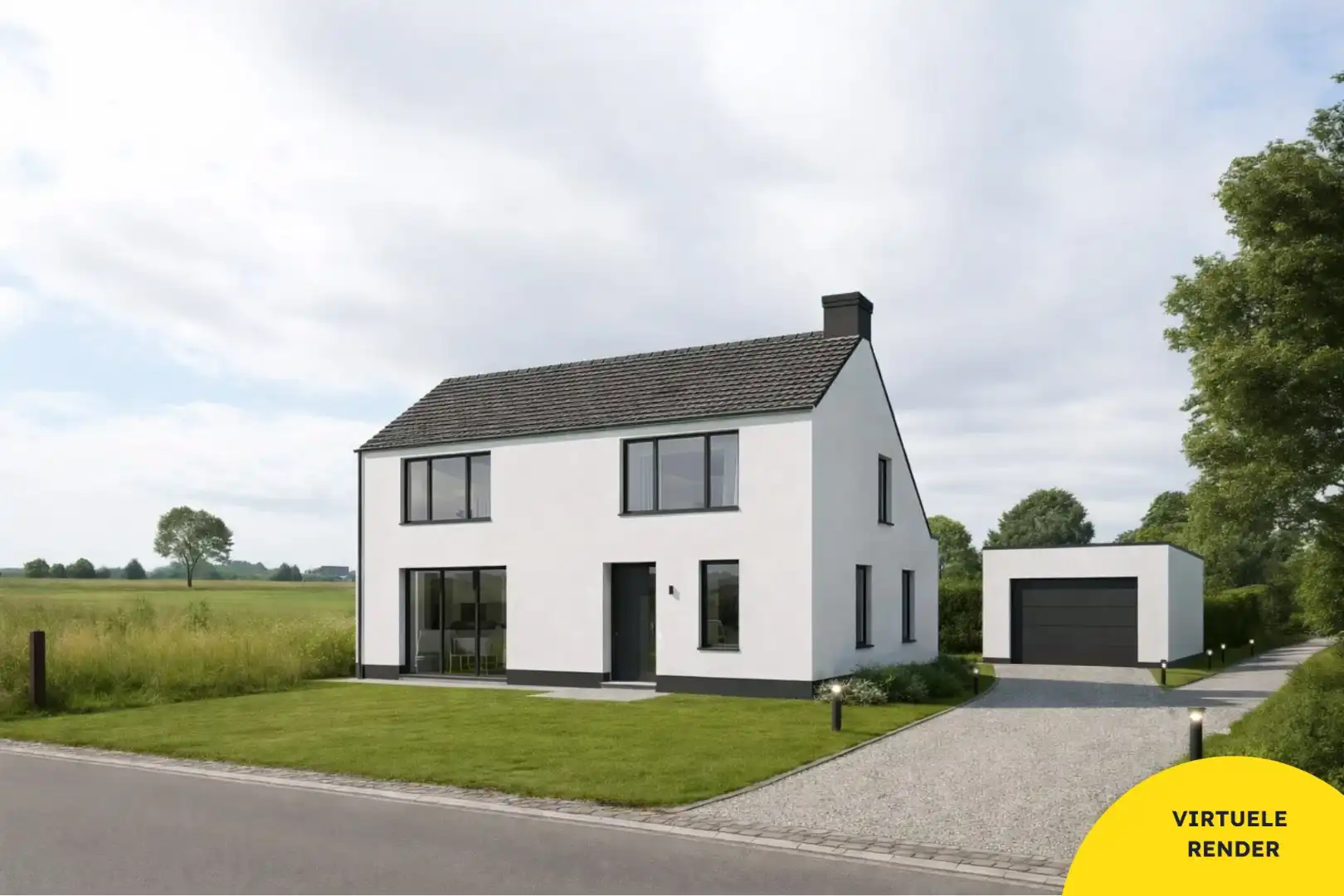 Bouw uw droomwoning in deze landelijke omgeving! foto {{pictureIndex}}