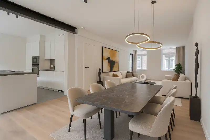 Herenhuis, 305 m2 bewoonb, met tuin en 50 meter van de schelde! foto 4