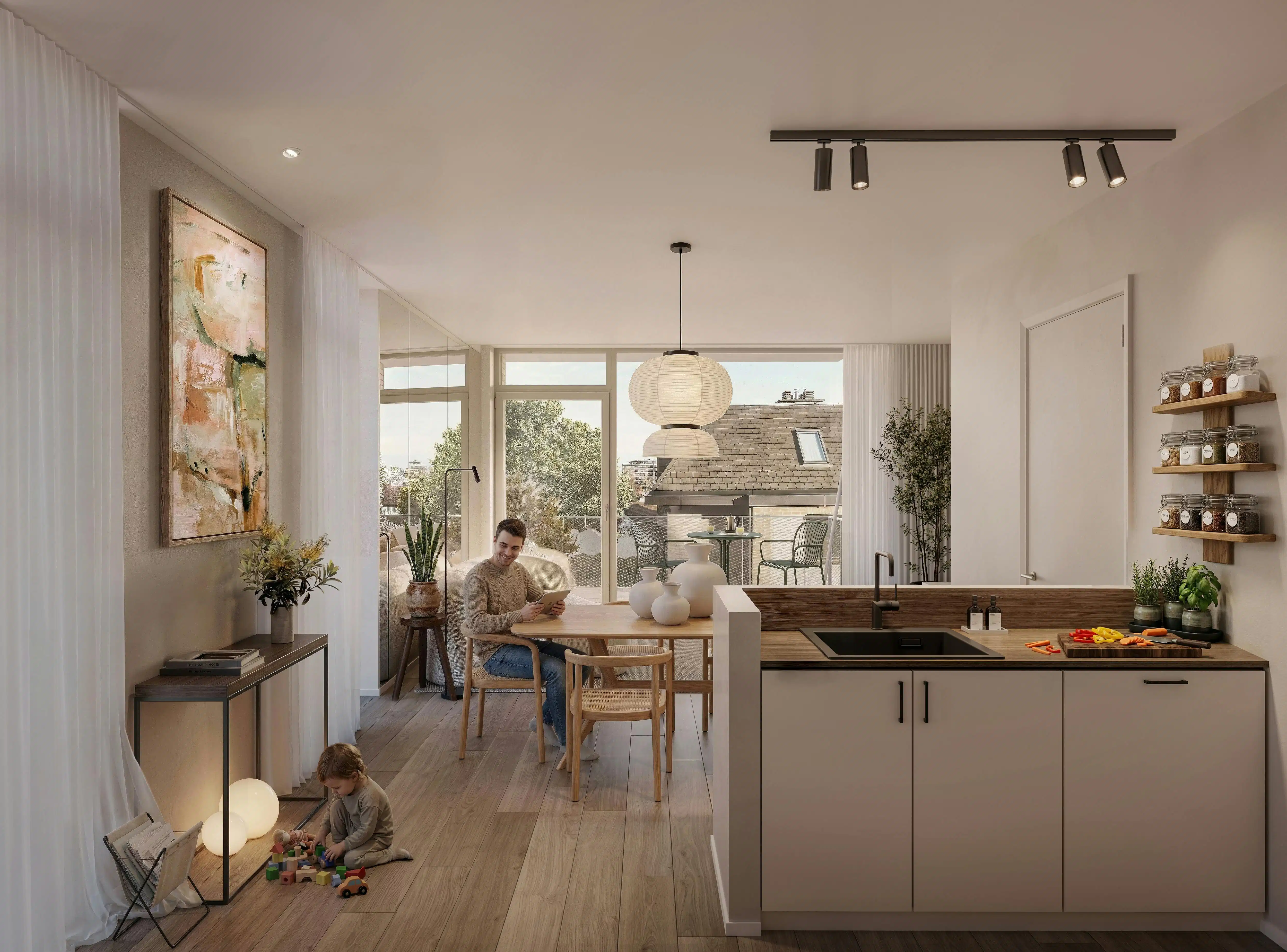 Helvetica: Modern en duurzaam wonen in Evere foto 6
