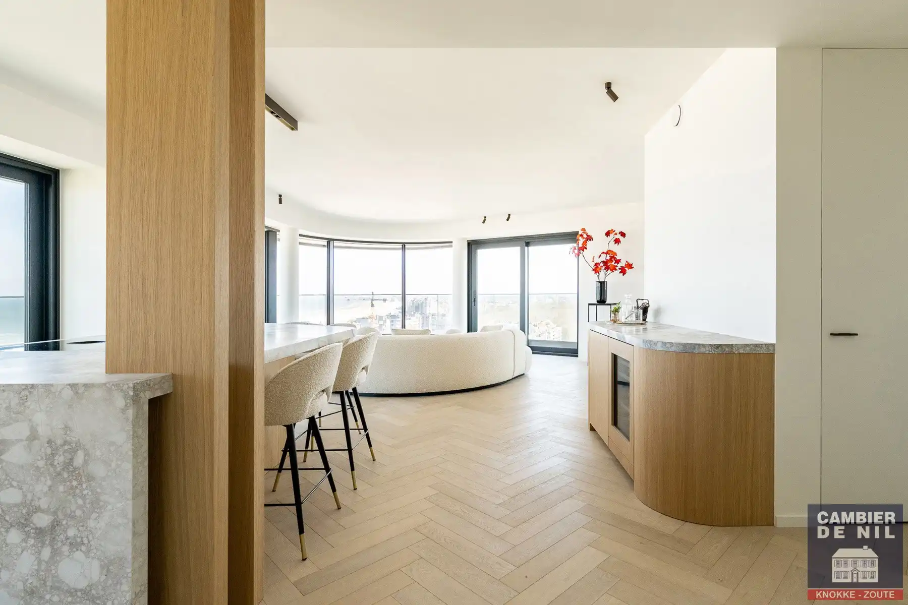 Luxueus nieuwbouw appartement met panoramisch uitzicht over Knokke-Heist, hinterland en zee foto 12