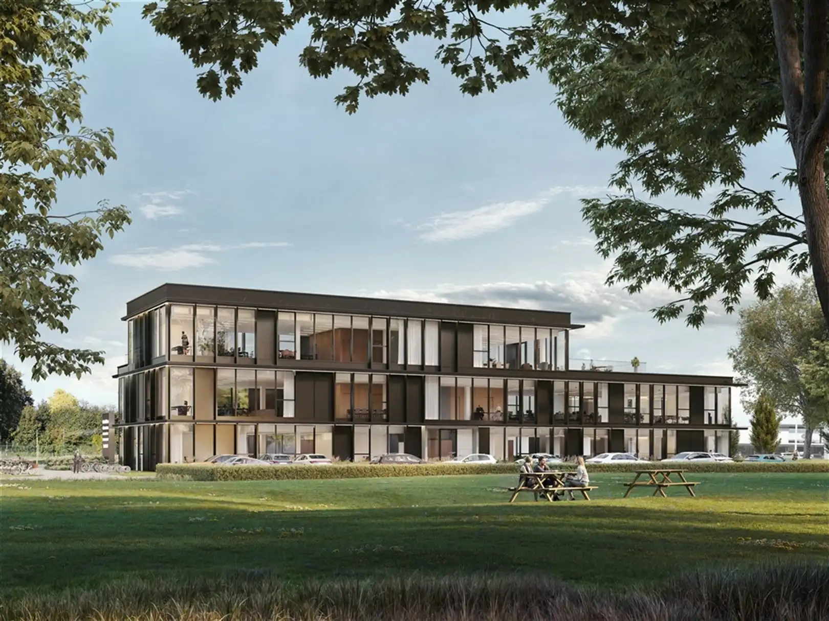 Nieuwbouw kantoren langs de Gentse Steenweg in Lokeren foto 4