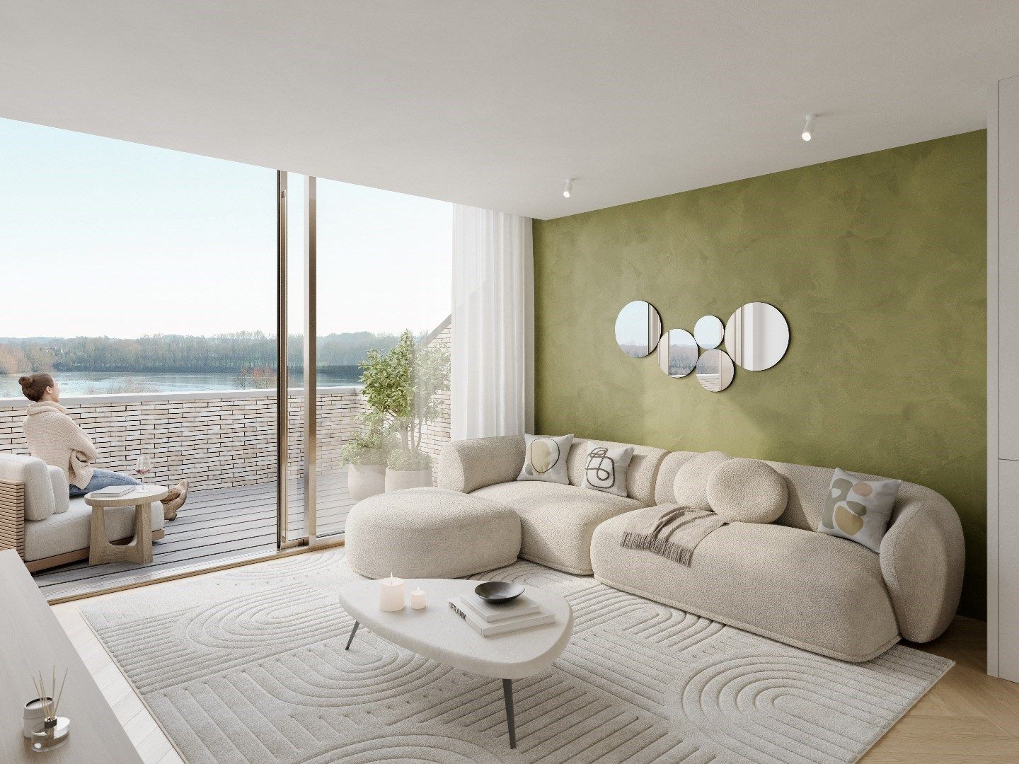 Luxueus appartement met twee terrassen en zicht op De Verdronken Weide foto 6