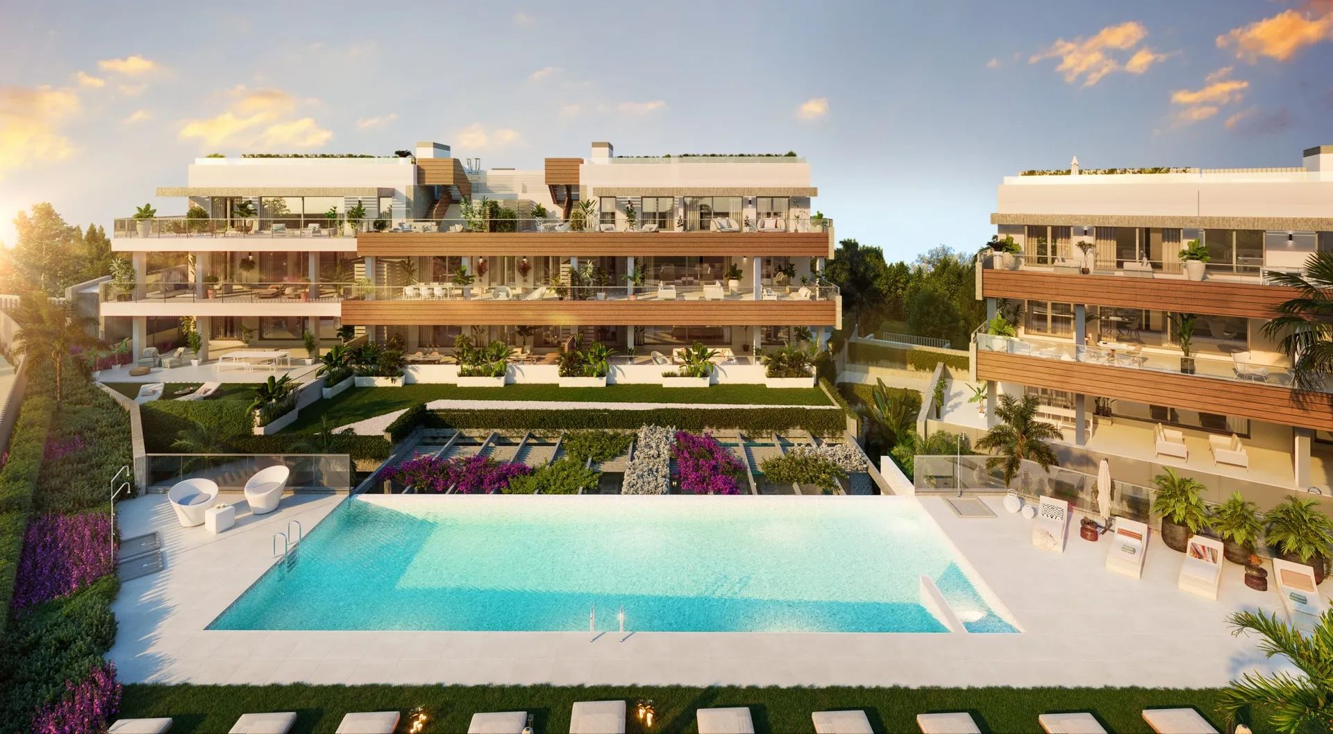 Optimaal leven: luxe, welzijn en natuur samengebracht in dit prachtige nieuwe project! foto {{pictureIndex}}