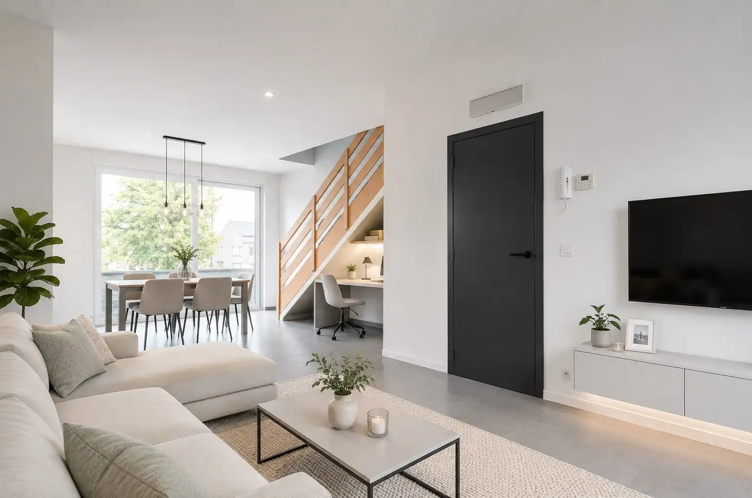Ruim duplexappartement met landelijk zicht foto 3