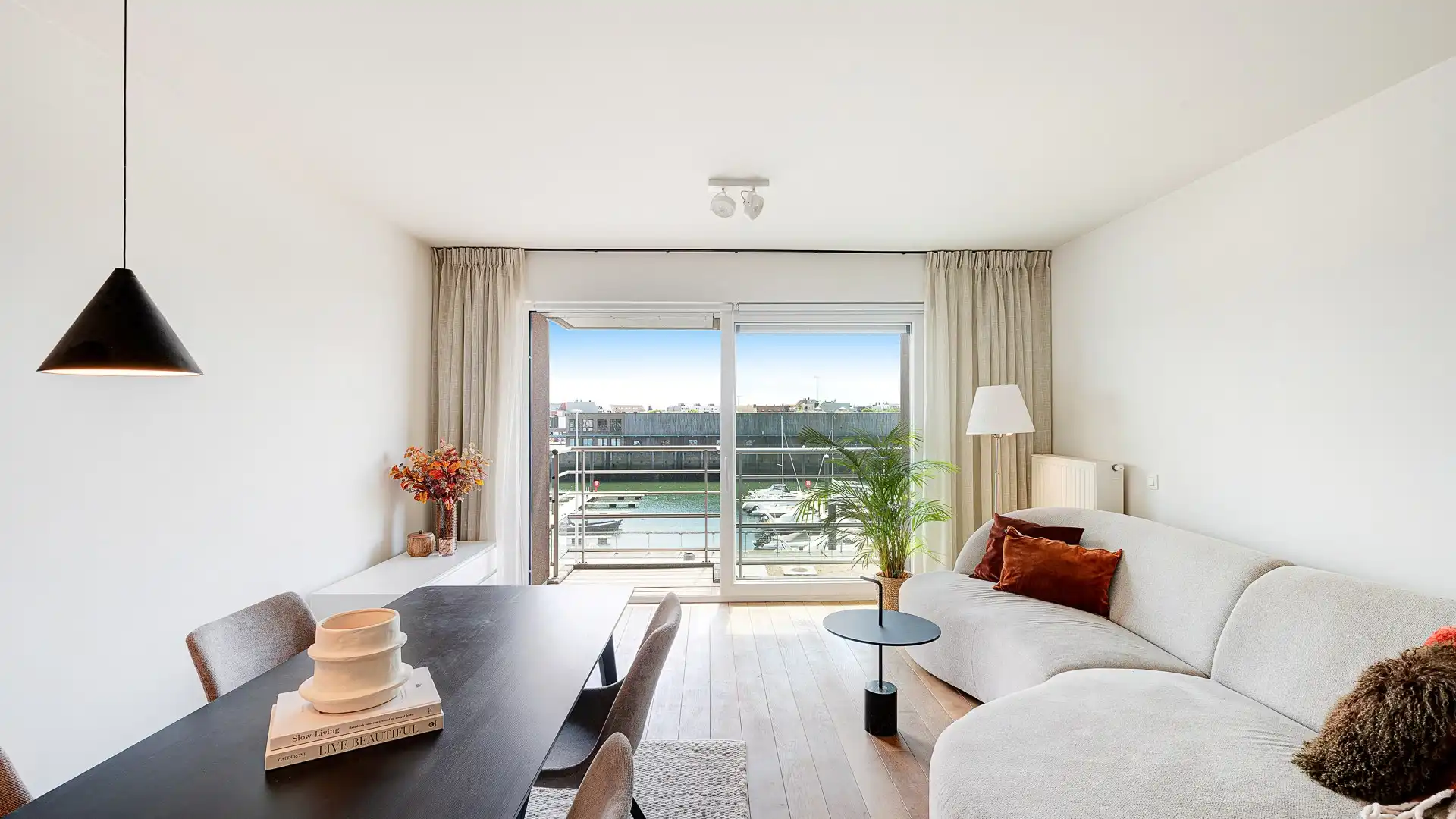 Mooi appartement (A label) met prachtige zichten te Zeebrugge foto {{pictureIndex}}