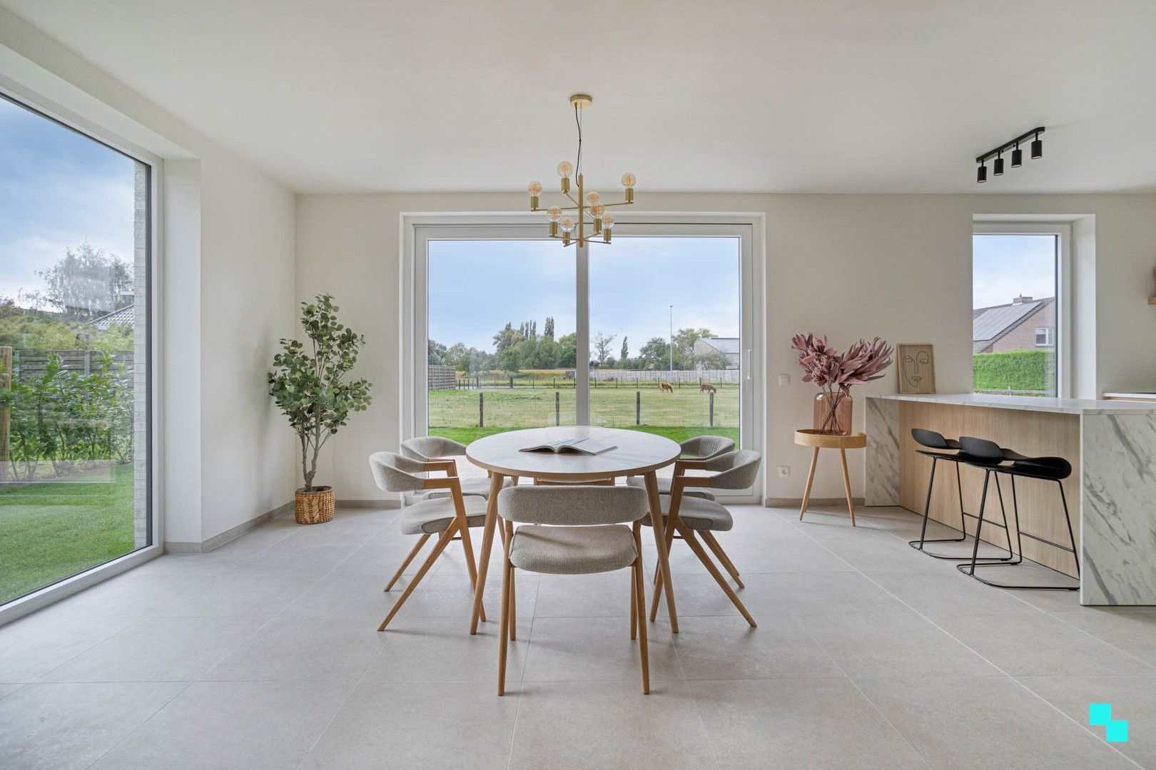 Halfopen nieuwbouwwoning in Wielsbeke foto 8