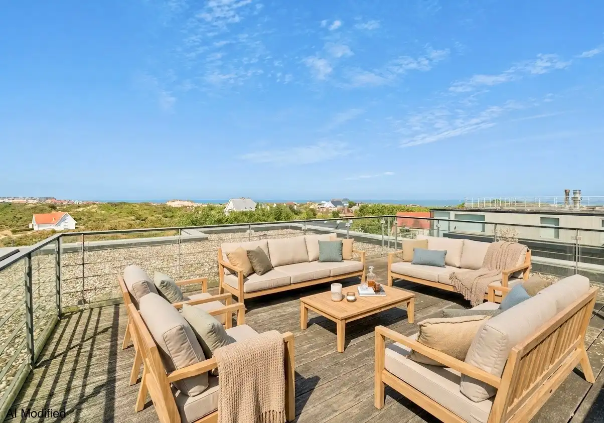 Exclusieve penthouse met zicht op duinen en zee  foto 12