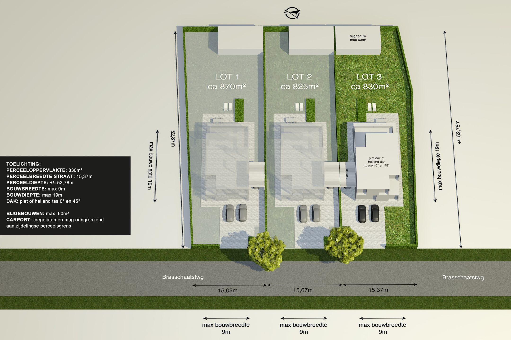 Bouwgrond voor open bebouwing – ca. 830 m² foto 11