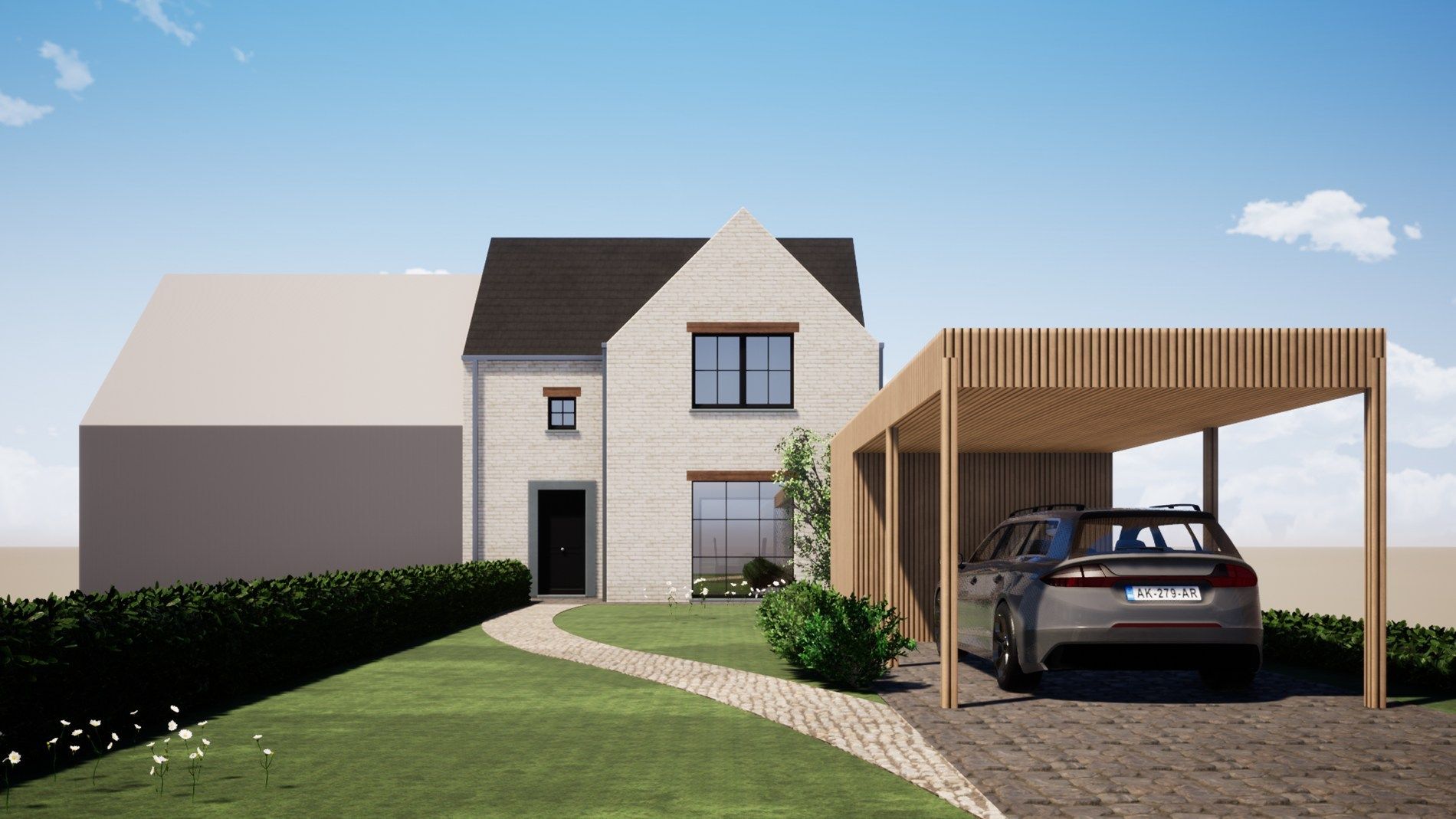 Ruime nieuwbouwwoning in landelijke setting te Kortemark foto 10