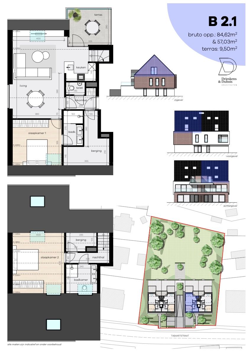 Ruim duplex van 142m2, 2 slpks en een terras van 9,5m2 foto 8