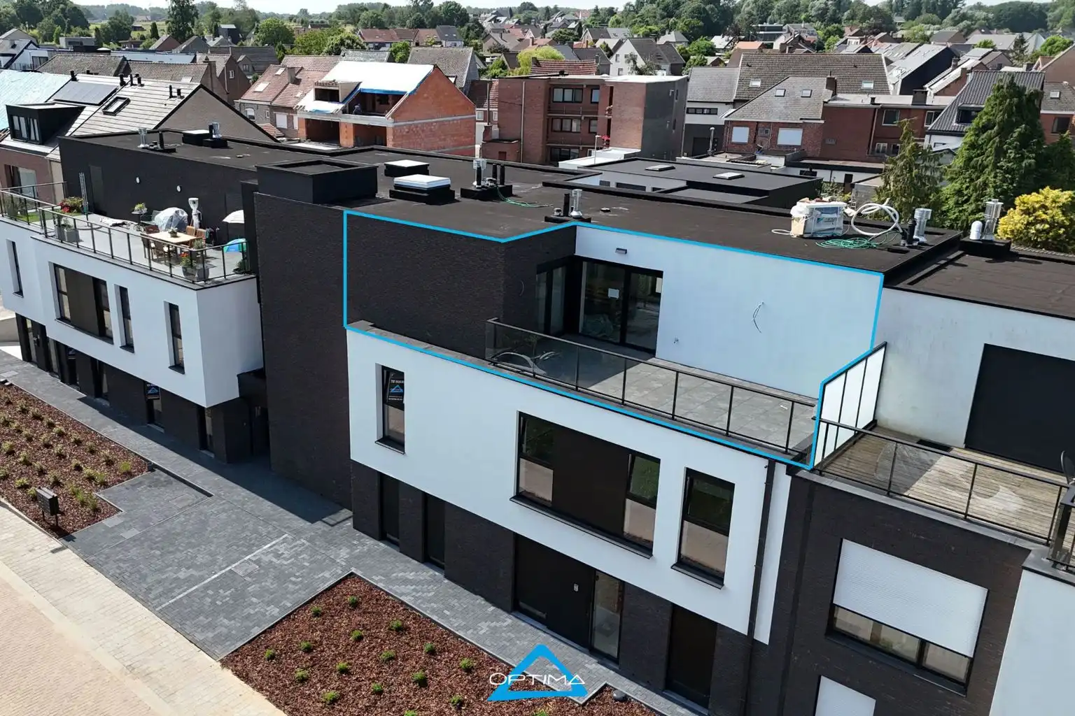 Penthouse met 3 slaapkamers in Opwijk Centrum foto {{pictureIndex}}