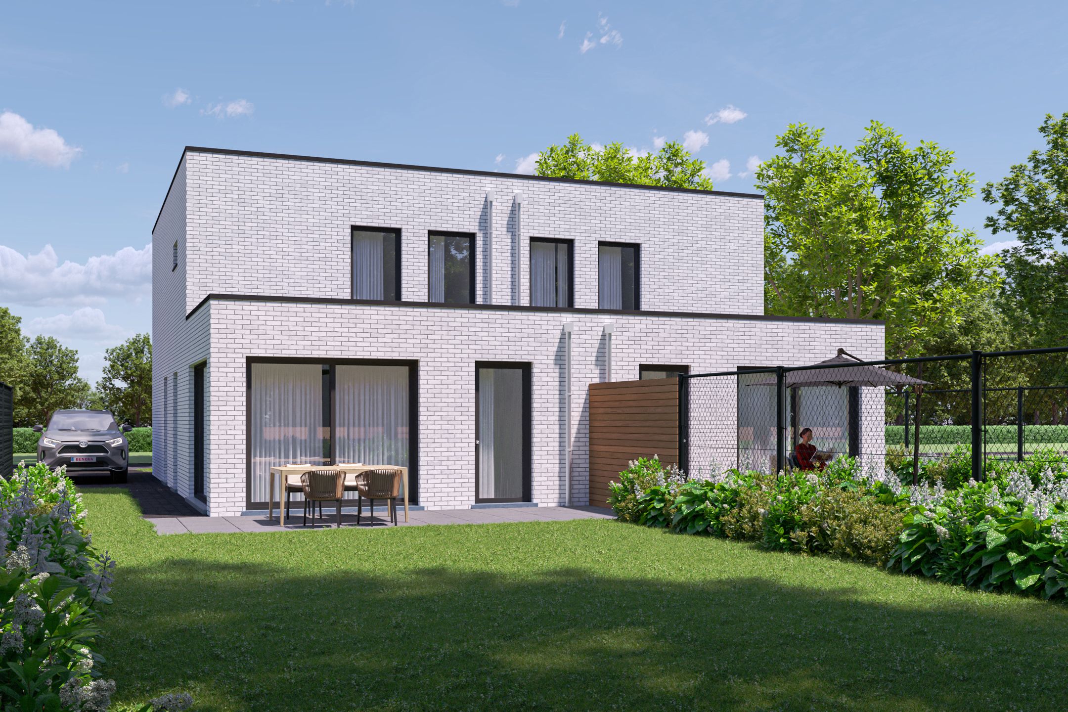 Toffe energiezuinige nieuwbouwwoning met drie slpks  foto {{pictureIndex}}