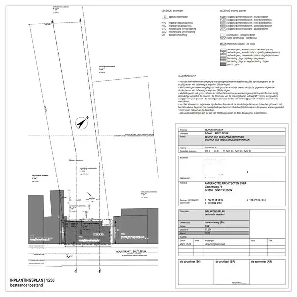 VERGUND PROJECT VAN TWEE GESLOTEN BEBOUWINGEN OP 10A59CA MET CENTRALE LIGGING IN HALLE-BOOIENHOVEN foto 9