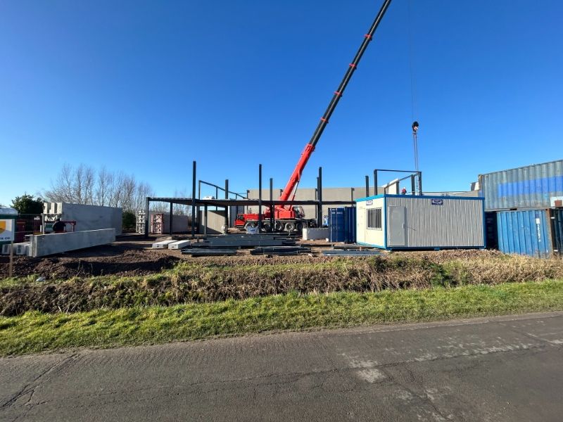 Nieuwbouw KMO units voorzien van kantoren, parkeergelegenheid - Sleidinge foto 3