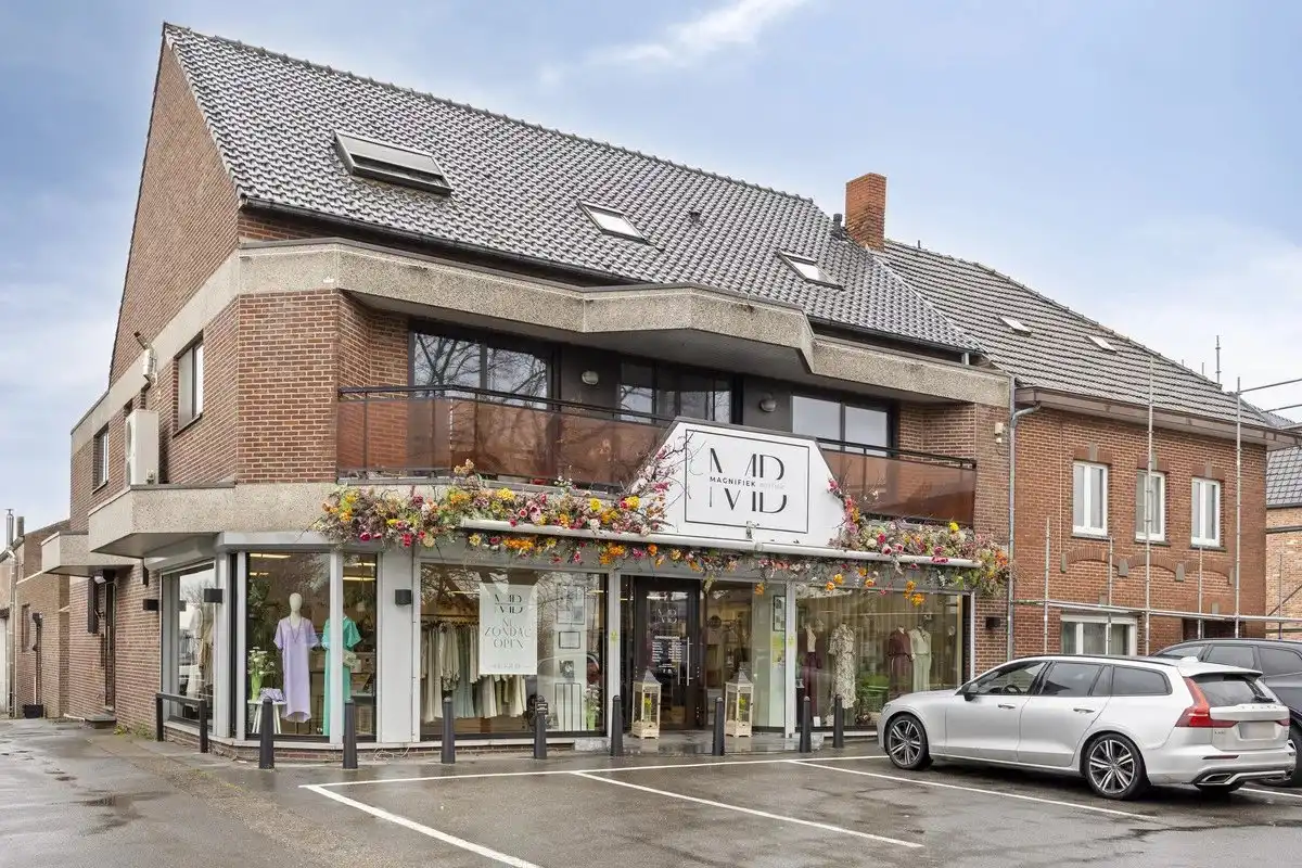 OPBRENGSTEIGENDOM BESTAANDE UIT WINKELRUIMTE EN LOODS IN DIEPENBEEK foto {{pictureIndex}}