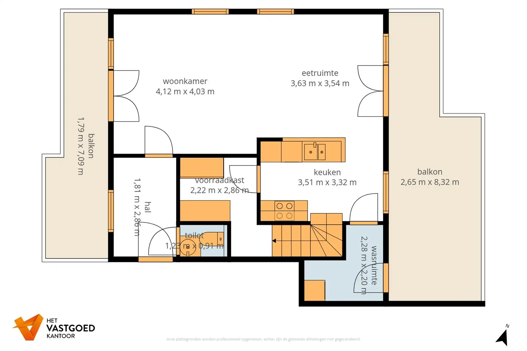 ZEER RUIM DUPLEX APPARTEMENT (149M²) MET 3 SLAAPKAMERS, TERRAS EN 2 AUTOSTAANPLAATSEN TE HAM foto 22