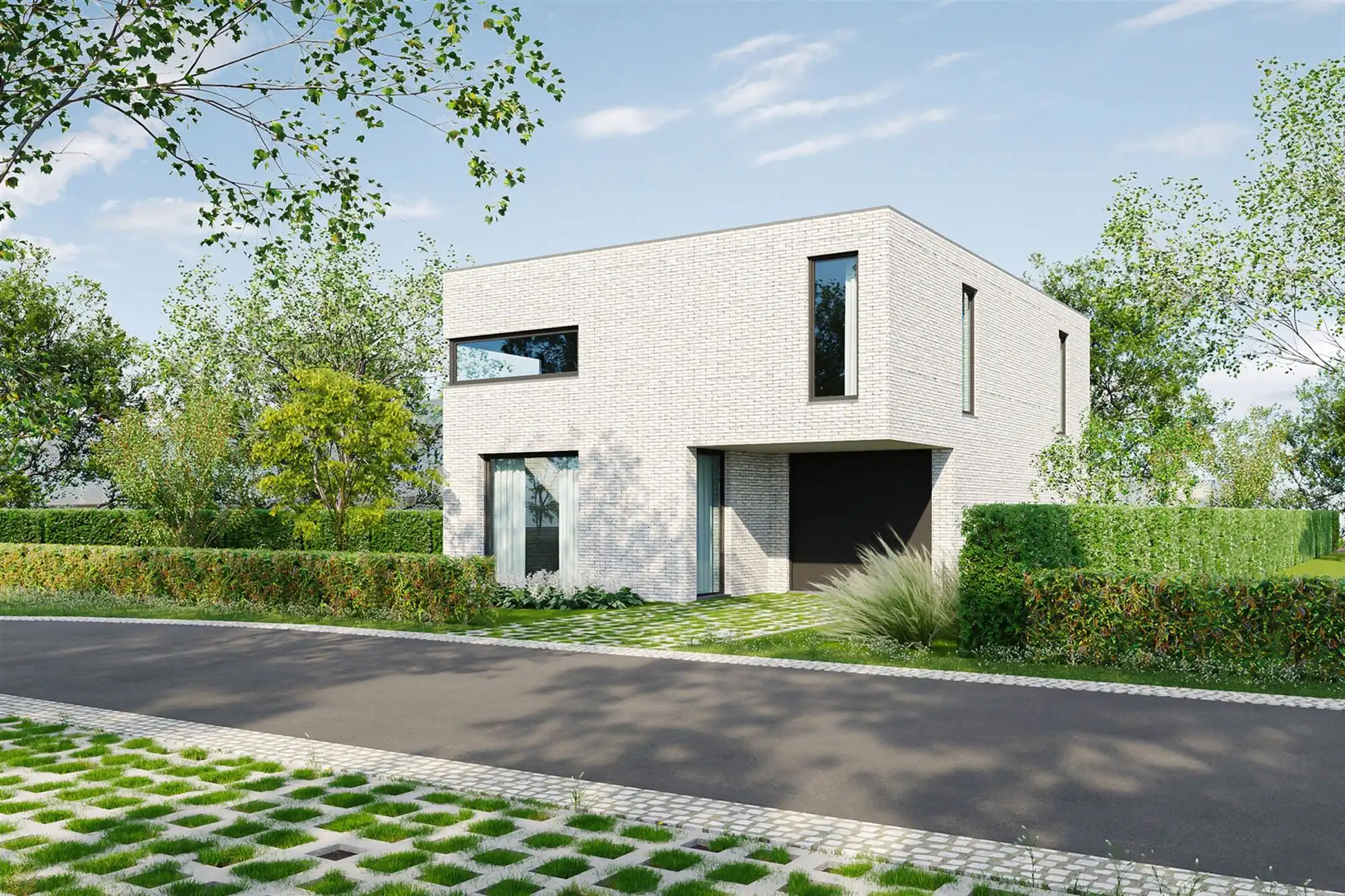 BOUWGROND OPEN BEBOUWING OP 7A35CA MET STRAATBREEDTE VAN 21,42 M TE DEURNE-DIEST foto 2