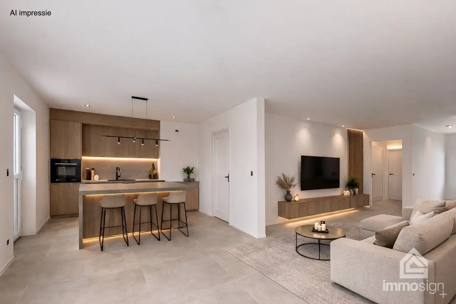 Twee moderne nieuwbouwwoningen in Kinrooi – Nelisveld 4B - casco+ afwerking – Jouw thuis, jouw stijl foto {{pictureIndex}}