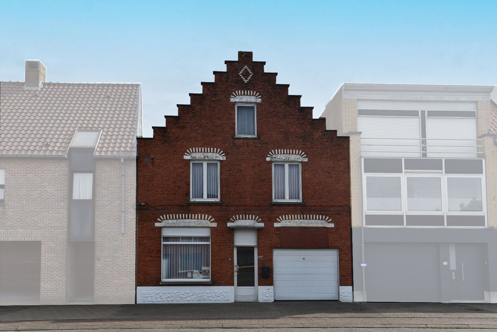 Hoofdfoto van de publicatie: Te renoveren woning 4 slaapkamers en tuin op 600m² te Maldegem Kleit