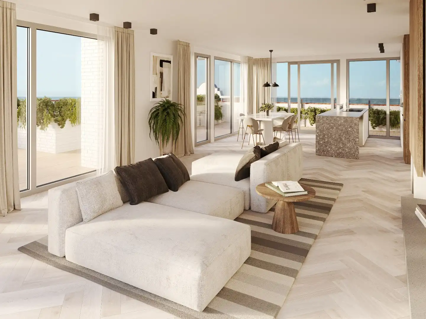 Moderne villa-appartementen met terras aan de Zeedijk in Cadzand - Residentie Duinhof-Noord foto 8