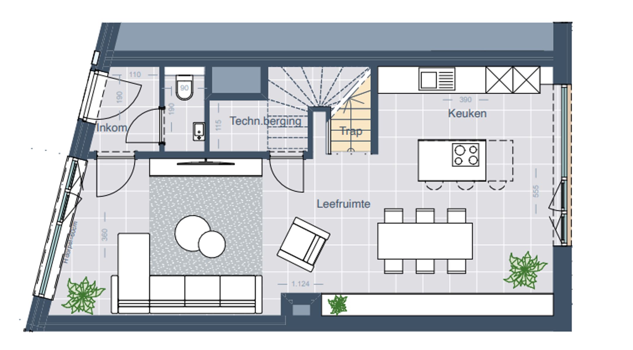 Woning E0.2 - Gesloten bebouwing met 4 slaapkamers foto 2