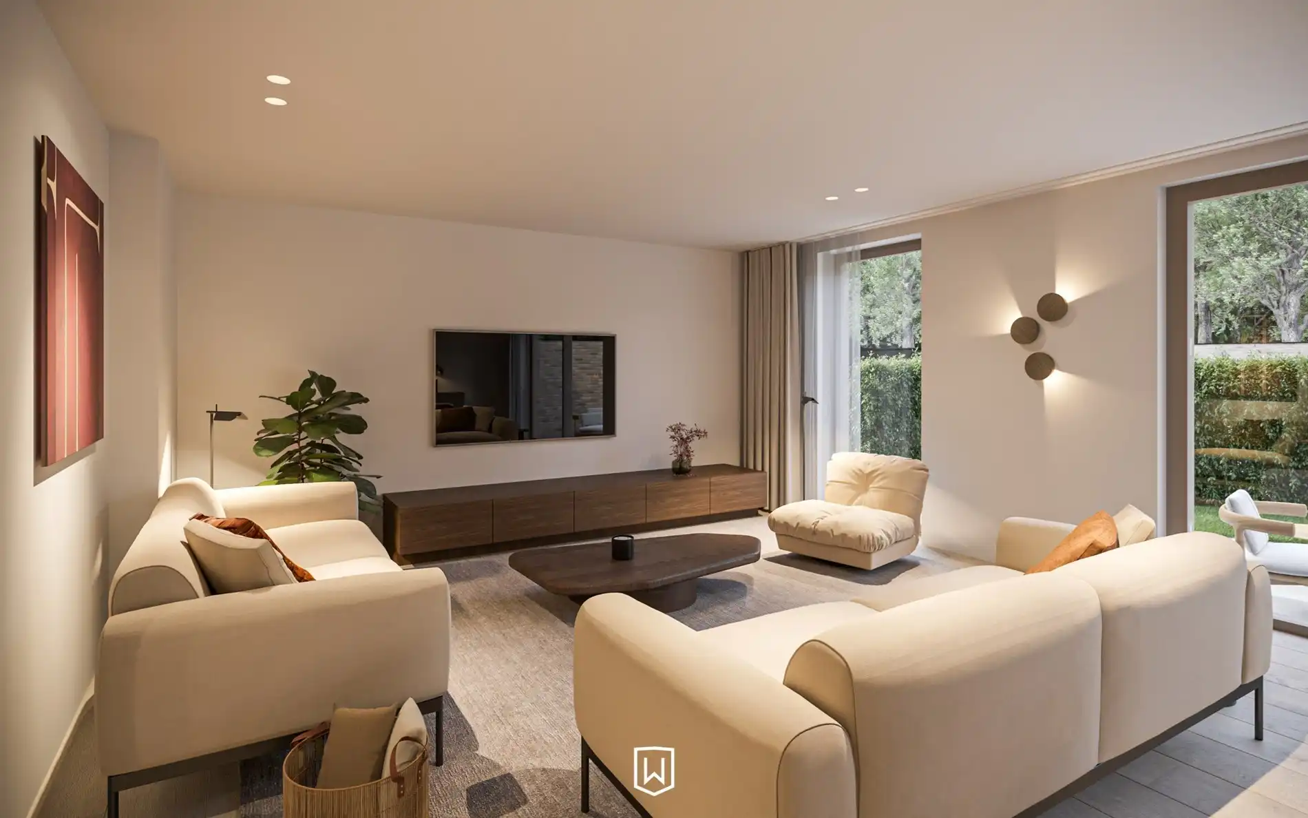 Nieuwbouw gelijkvloers appartement van 113 m² + terrassen foto 3