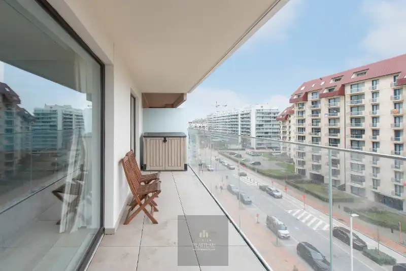 Ruim doorloop-appartement met 2 slaapkamers in de vernieuwde residentie Scorpio op de zeedijk te Nieuwpoort-Bad. foto 5