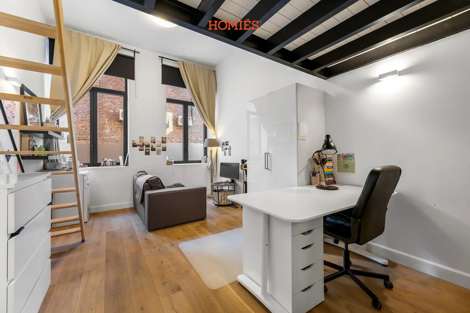 Studentenkamer met hoogslaper nabij het station foto 14