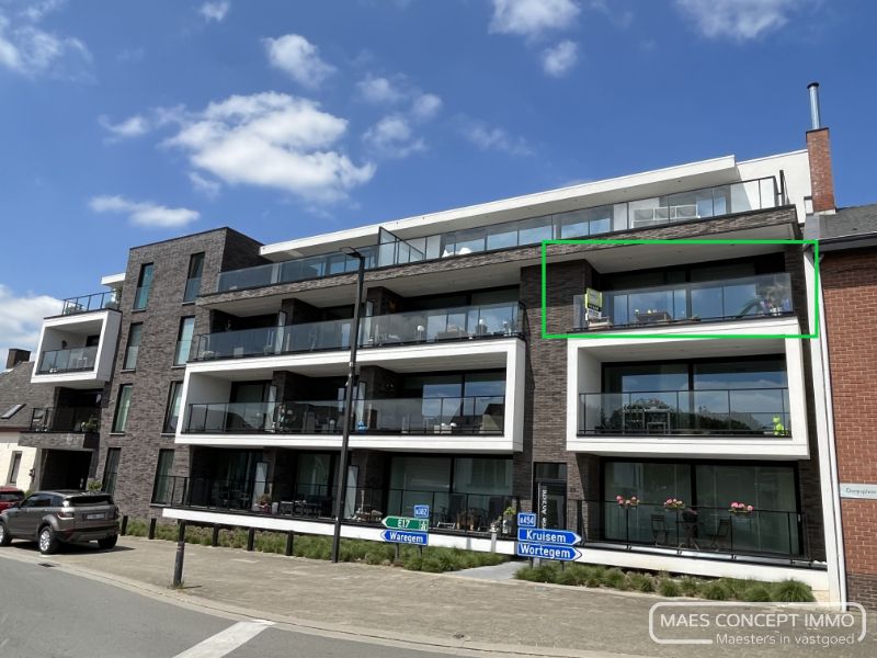 Energiezuinig appartement  te huur in centrum Anzegem met garage & parking foto 1