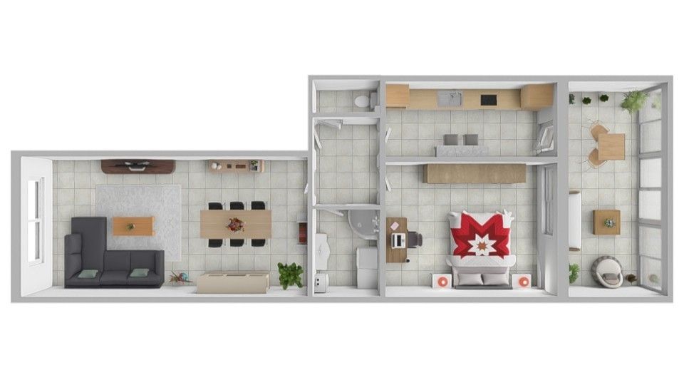 Gelijkvloers appartement met tuin foto 18