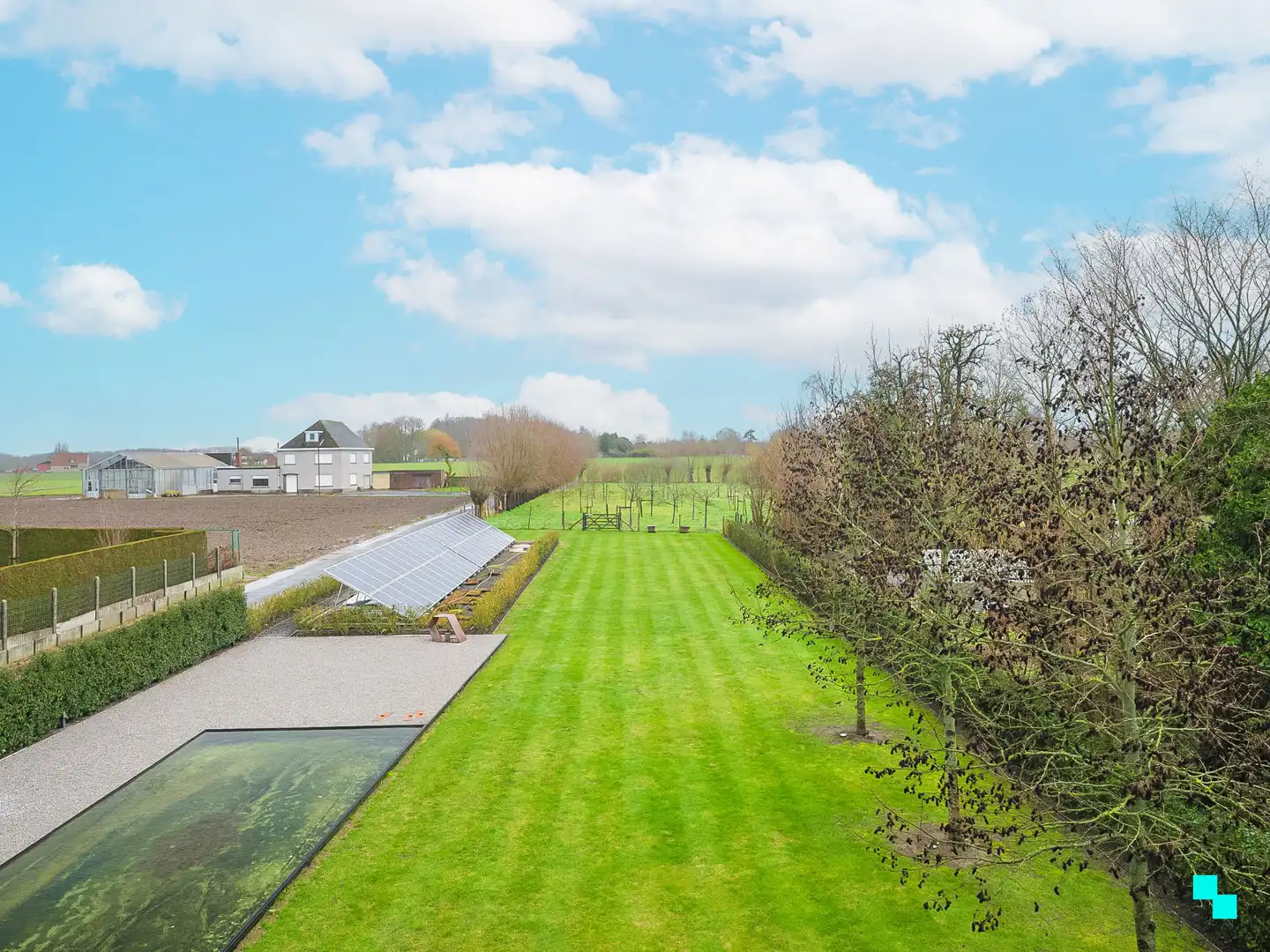 Architecturale kantoorruimte op ruim perceel nabij dorpskern Merelbeke foto 27