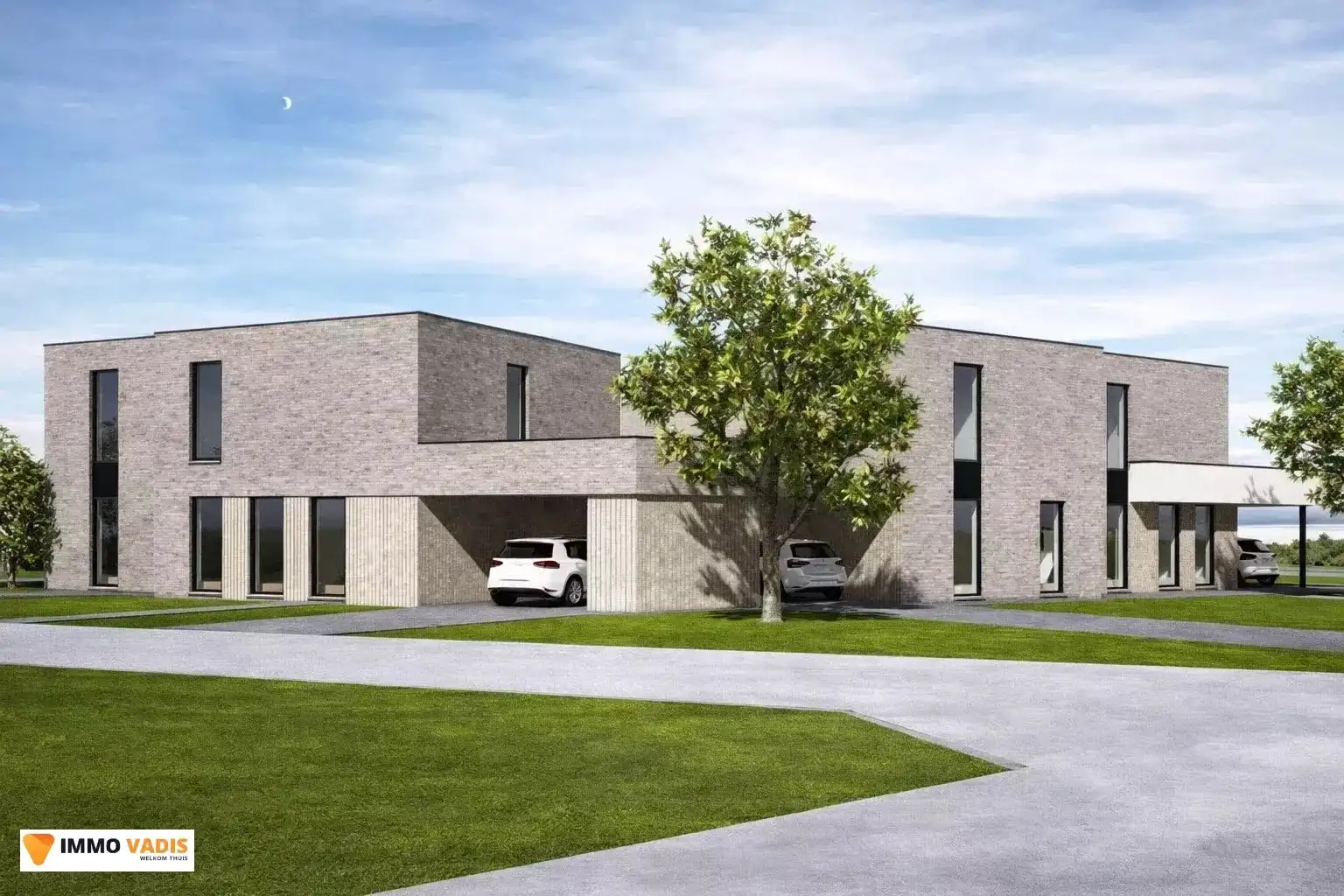 Projectgrond voor 4 nieuwbouwwoningen foto {{pictureIndex}}