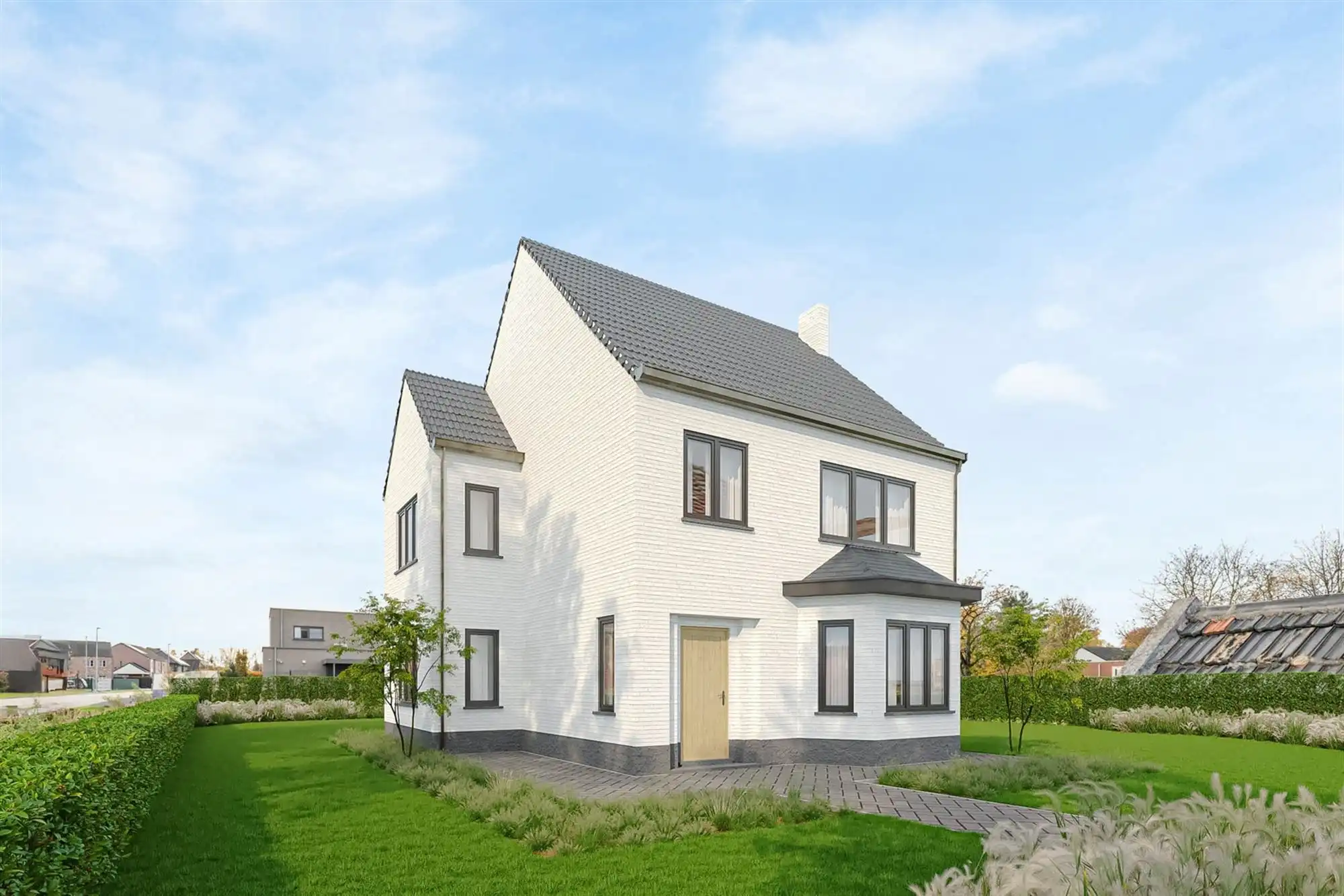 Hoofdfoto van de publicatie: TE RENOVEREN OF AF TE BREKEN WONING OP EEN RUSTIGE LIGGEN TE PAAL