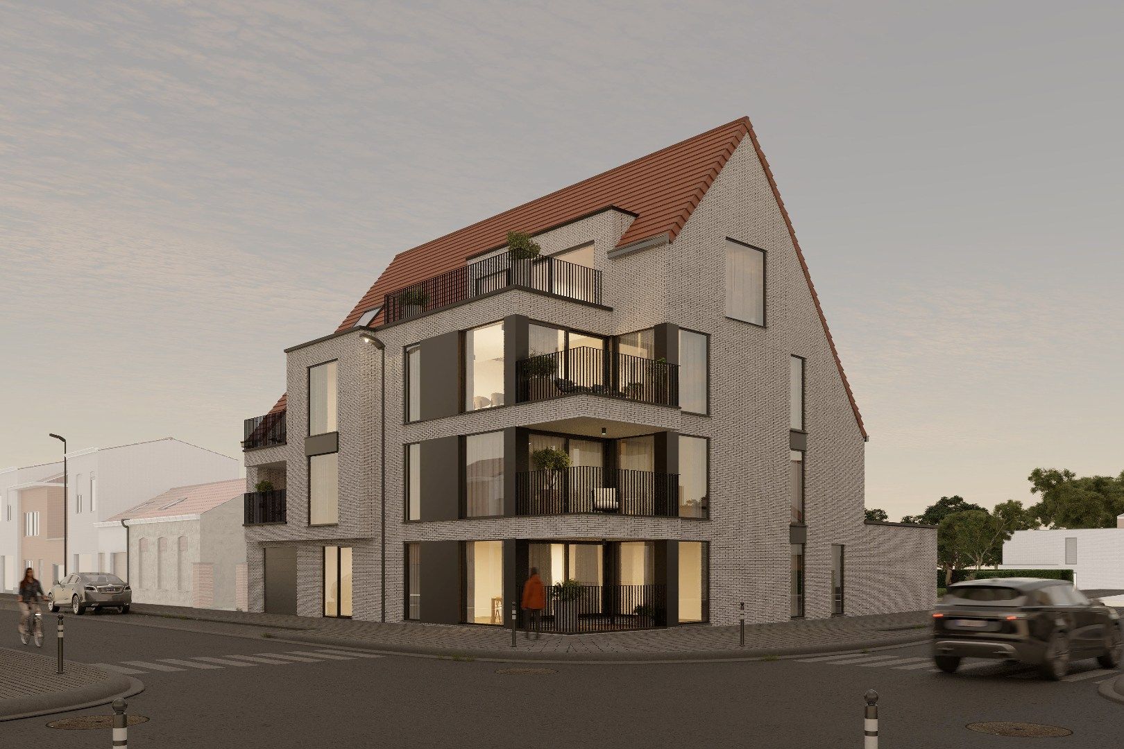 Ruim nieuwbouw appartement op eerste verdieping in centrum Oudenburg foto 12