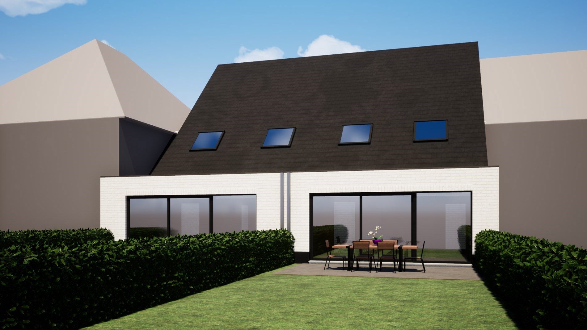 LAATSTE WONING - Unieke ruimte 3-slaapkamer woning met zuidgerichte tuin te Bekegem foto 3