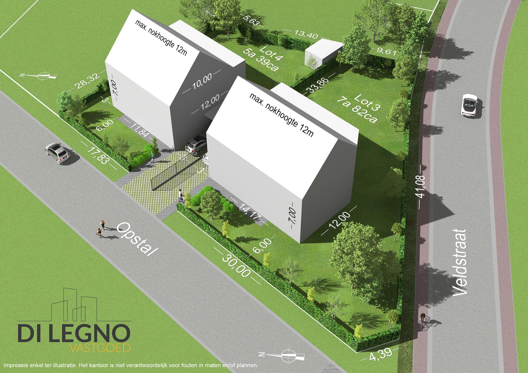 Bouwgrond voor open bebouwing, met oppervlakte van 782 m². foto {{pictureIndex}}