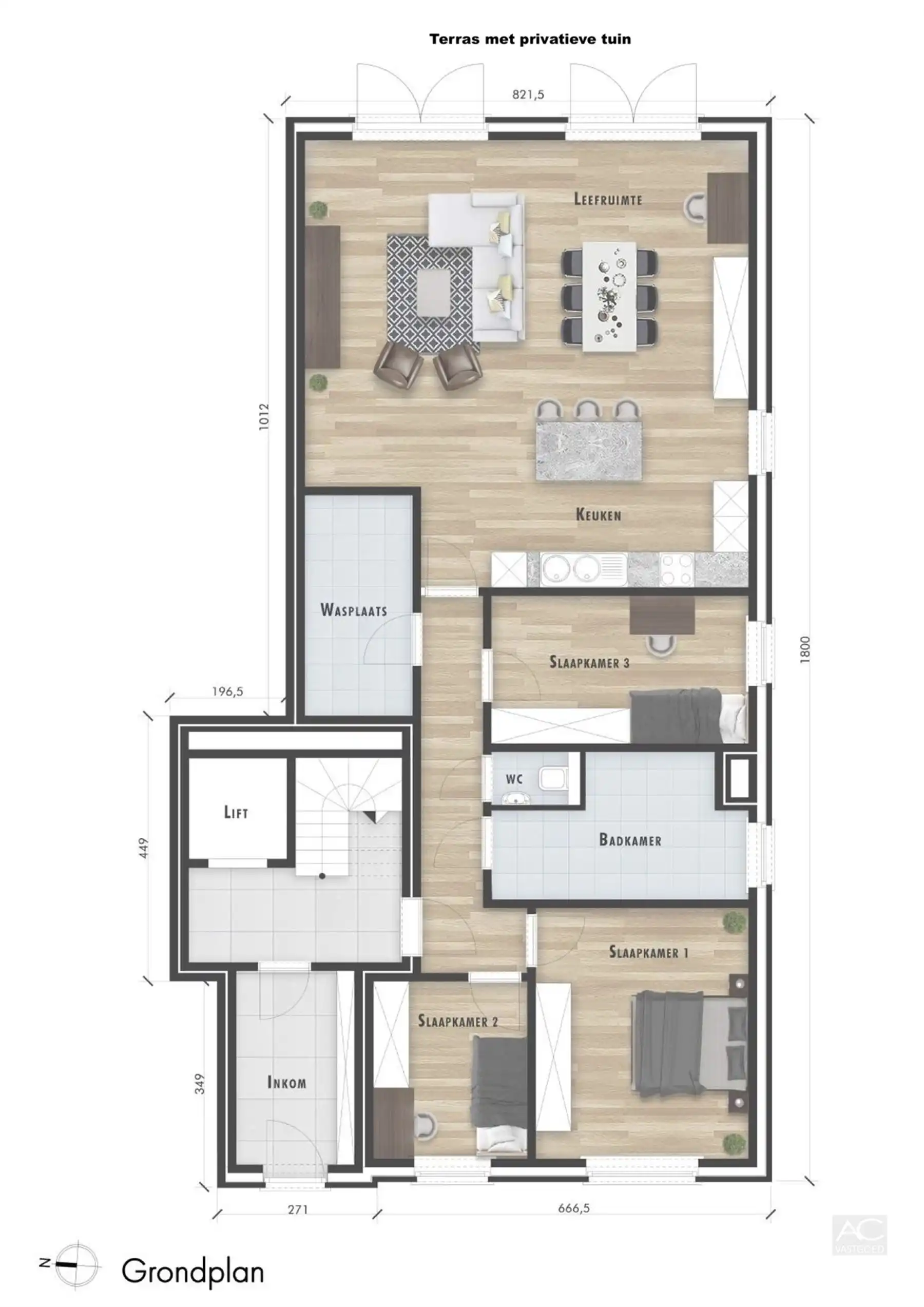 Appartement met terras foto 11