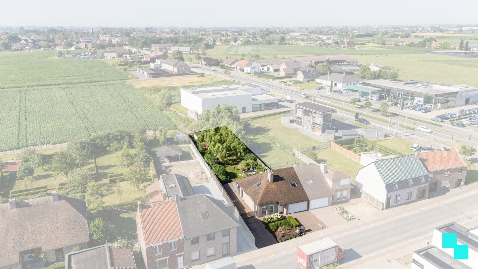 Recente half open woning met grote tuin - Roeselare foto 2